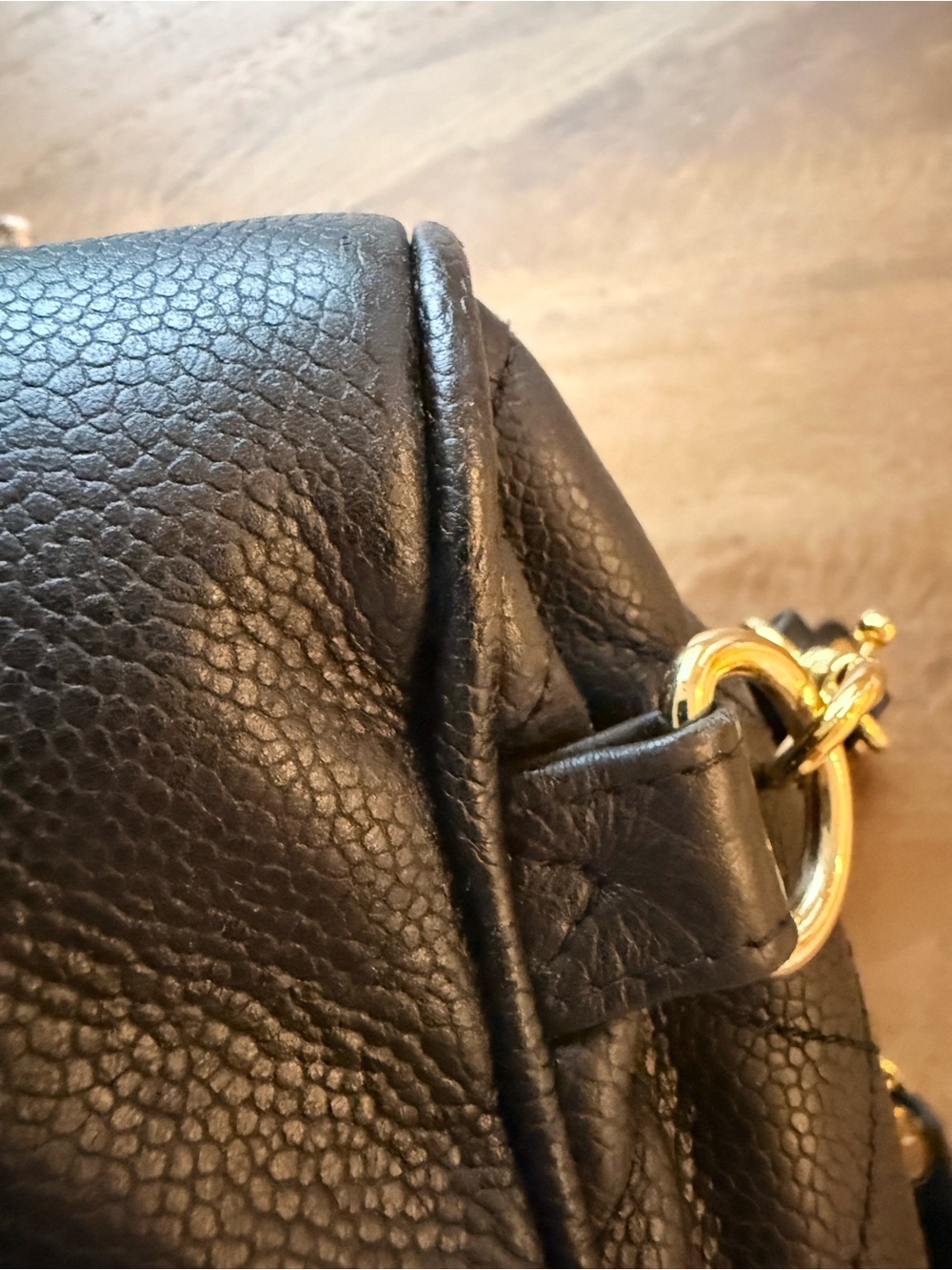 Vintage CHANEL Black Quilted Leather Backpack with CC Turn-Lock - Picture 4 of 9